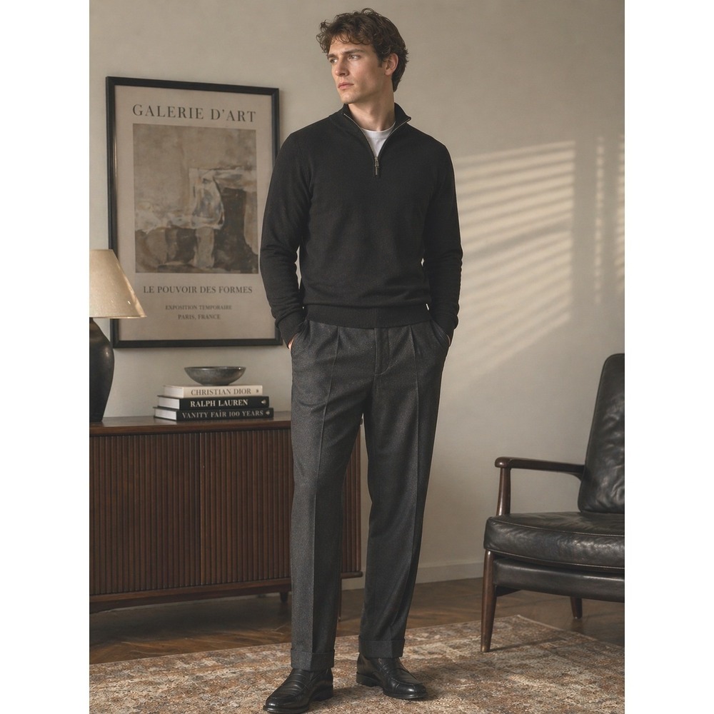 Luxury‎ Wool Trouser Pants Polo Ralph Lauren Tailored Dress Slacks Men's 42x30
